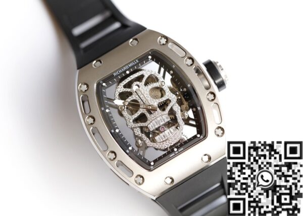Richard Mille EUR Factory RM052 Diamond Skull Watch
