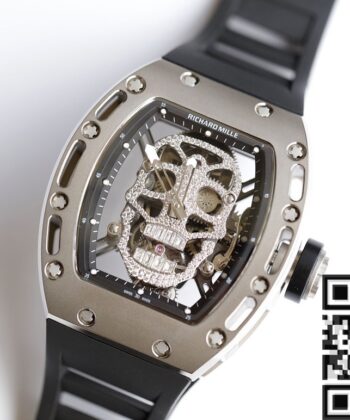 Richard Mille EUR Factory RM052 Diamond Skull Watch