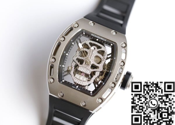 Richard Mille EUR Factory RM052 Diamond Skull Watch