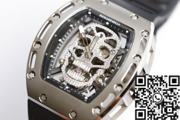 Richard Mille EUR Factory RM052 Diamond Skull Watch