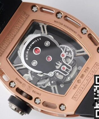RM052 Watch Richard Mille Rose Gold Case EUR Factory
