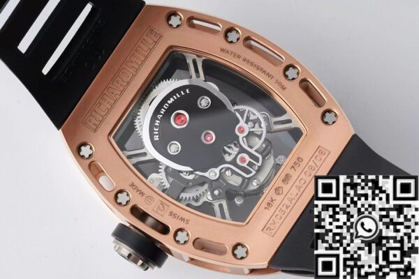 RM052 Watch Richard Mille Rose Gold Case EUR Factory