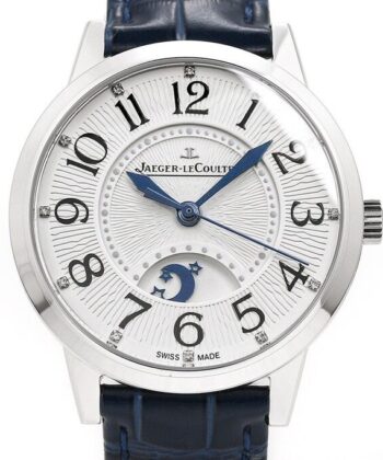 Rendez Vous Watch Jaeger LeCoultre 3448410 Blue Leather Strap
