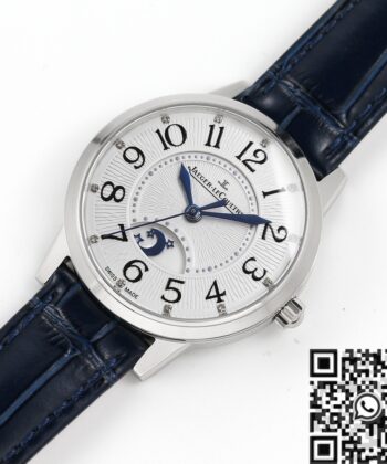 Rendez Vous Watch Jaeger LeCoultre 3448410 Blue Leather Strap