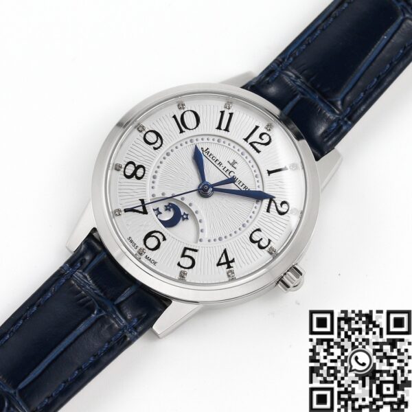 Rendez Vous Watch Jaeger LeCoultre 3448410 Blue Leather Strap