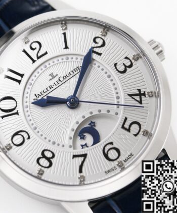 Rendez Vous Watch Jaeger LeCoultre 3448410 Blue Leather Strap