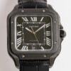 GF Factory Cartier Santos WSSA0039 Black Dial Watch