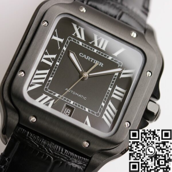 GF Factory Cartier Santos WSSA0039 Black Dial Watch