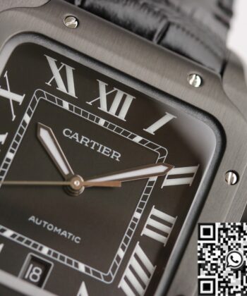 GF Factory Cartier Santos WSSA0039 Black Dial Watch