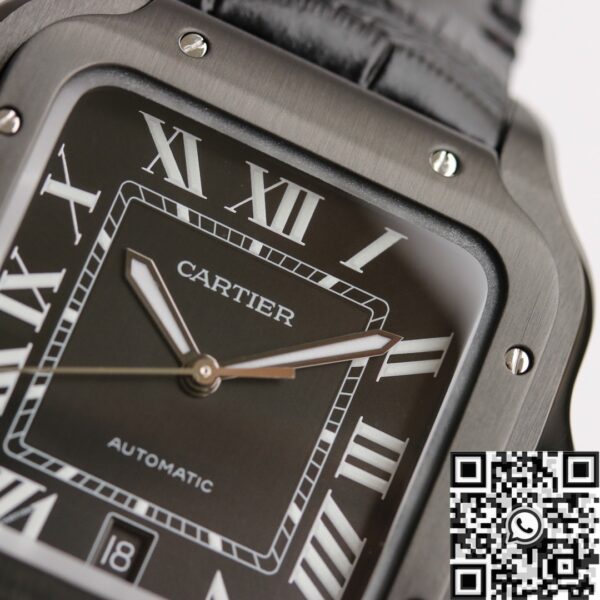 GF Factory Cartier Santos WSSA0039 Black Dial Watch