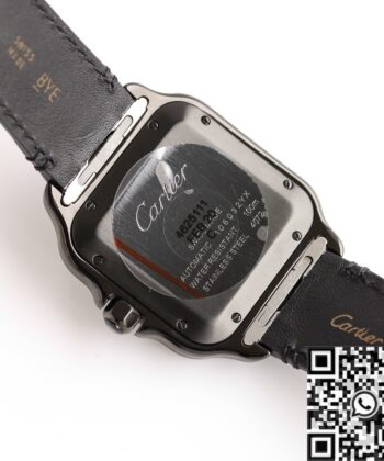 GF Factory Cartier Santos WSSA0039 Black Dial Watch