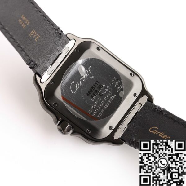 GF Factory Cartier Santos WSSA0039 Black Dial Watch