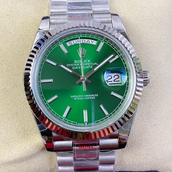 GM Factory Day Date Rolex M128239 Green Dial Size 36mm