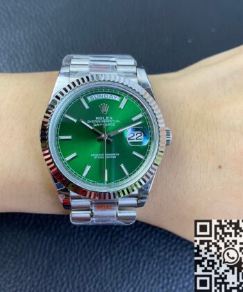 GM Factory Day Date Rolex M128239 Green Dial Size 36mm