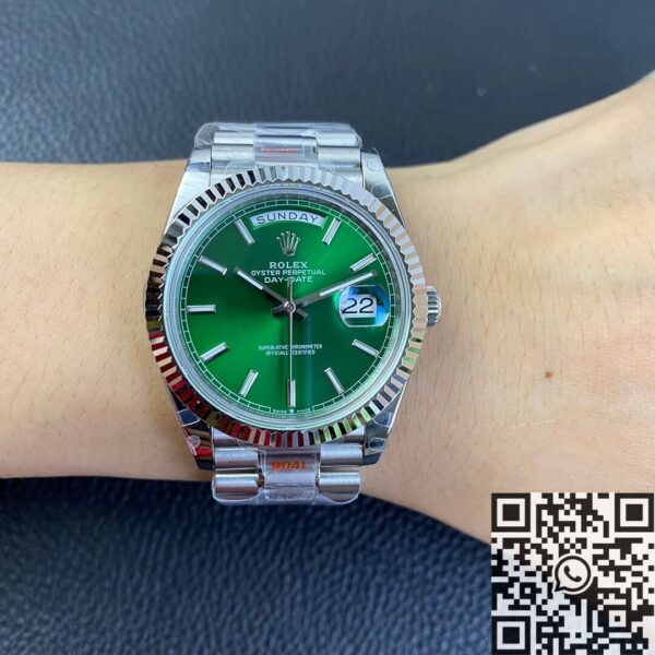 GM Factory Day Date Rolex M128239 Green Dial Size 36mm