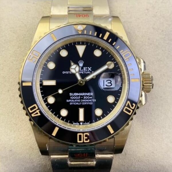 GM Factory Submariner Rolex M126618LN-0002 Gold Watch