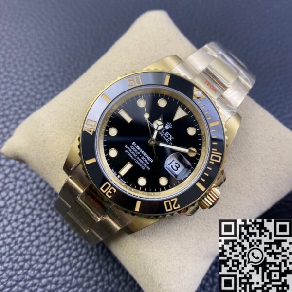 GM Factory Submariner Rolex M126618LN-0002 Gold Watch