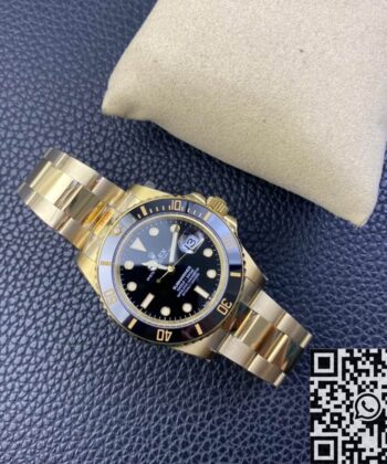GM Factory Submariner Rolex M126618LN-0002 Gold Watch
