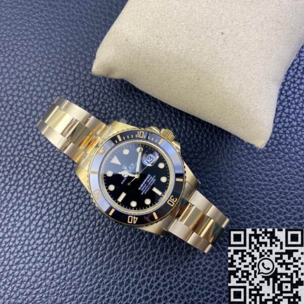 GM Factory Submariner Rolex M126618LN-0002 Gold Watch