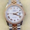 GM Factory Rolex Datejust M126281RBR-0003 White Dial 36mm