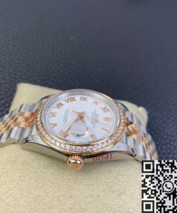 GM Factory Rolex Datejust M126281RBR-0003 White Dial 36mm