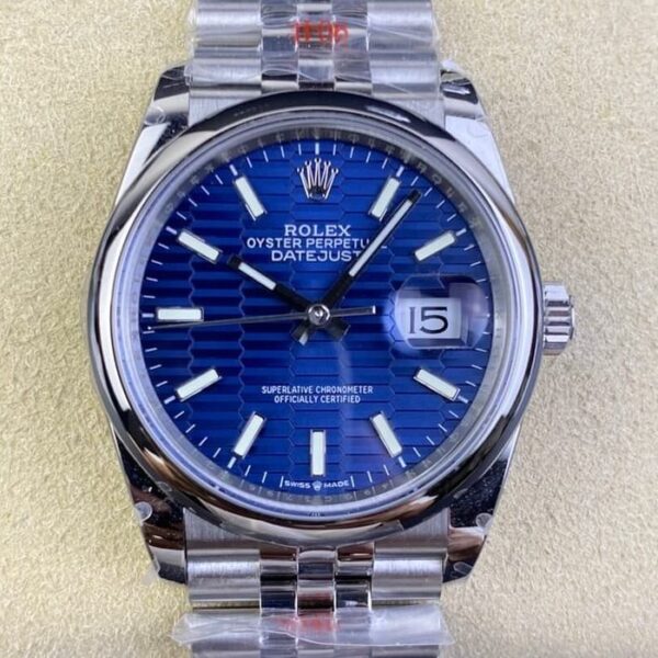 GM Factory Datejust Rolex M126200-0021 Bright Blue Dial 36mm