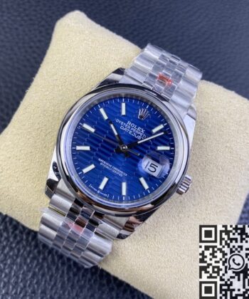 GM Factory Datejust Rolex M126200-0021 Bright Blue Dial 36mm