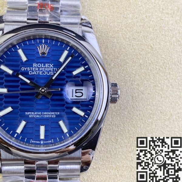 GM Factory Datejust Rolex M126200-0021 Bright Blue Dial 36mm