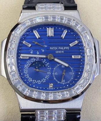 Patek Philippe Patek Philippe Nautilus 5724 Diamond Bezel Watch