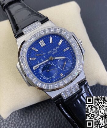Patek Philippe Patek Philippe Nautilus 5724 Diamond Bezel Watch