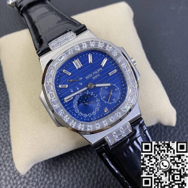 Patek Philippe Patek Philippe Nautilus 5724 Diamond Bezel Watch