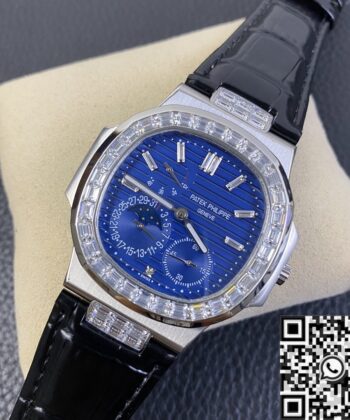 Patek Philippe Patek Philippe Nautilus 5724 Diamond Bezel Watch