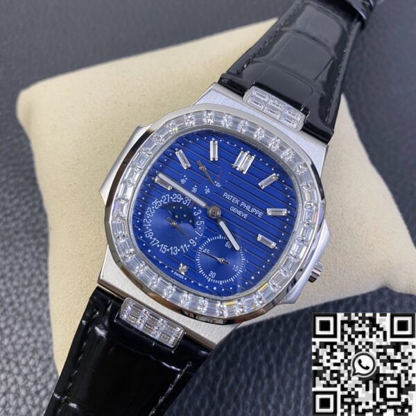 Patek Philippe Patek Philippe Nautilus 5724 Diamond Bezel Watch