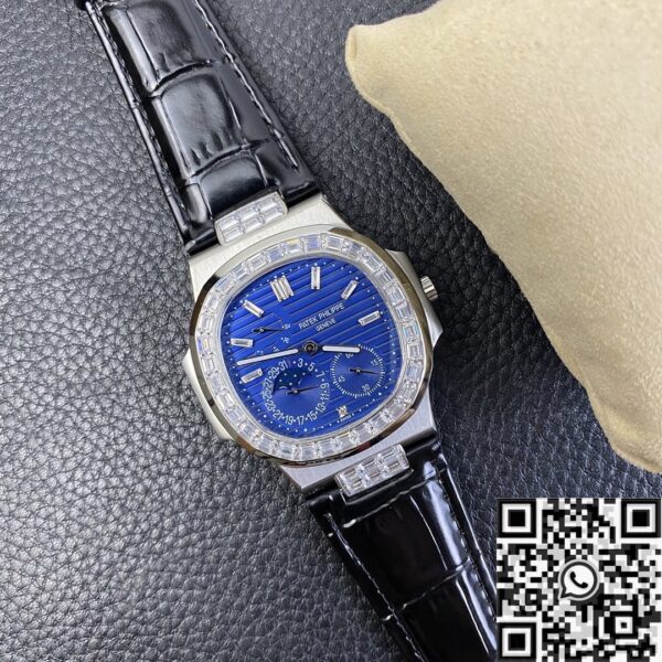 Patek Philippe Patek Philippe Nautilus 5724 Diamond Bezel Watch