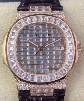 Patek.Philippe Nautilus​ 5711R Diamond Watch GS Factory