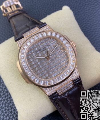 Patek.Philippe Nautilus​ 5711R Diamond Watch GS Factory
