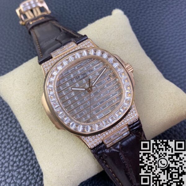 Patek.Philippe Nautilus​ 5711R Diamond Watch GS Factory