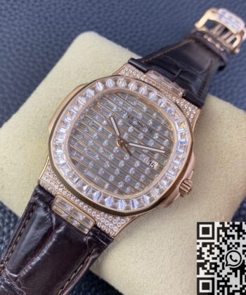 Patek.Philippe Nautilus​ 5711R Diamond Watch GS Factory