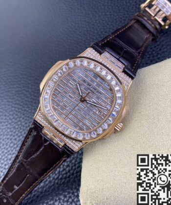 Patek.Philippe Nautilus​ 5711R Diamond Watch GS Factory