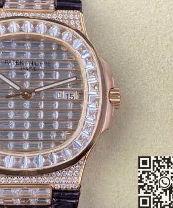 Patek.Philippe Nautilus​ 5711R Diamond Watch GS Factory