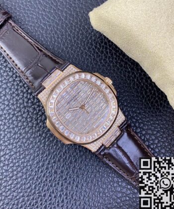 Patek.Philippe Nautilus​ 5711R Diamond Watch GS Factory