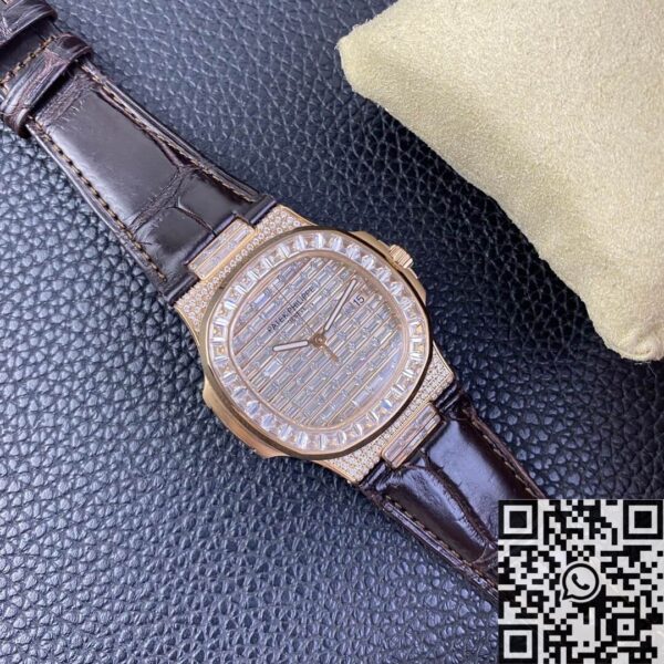 Patek.Philippe Nautilus​ 5711R Diamond Watch GS Factory