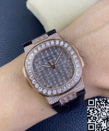 Patek.Philippe Nautilus​ 5711R Diamond Watch GS Factory