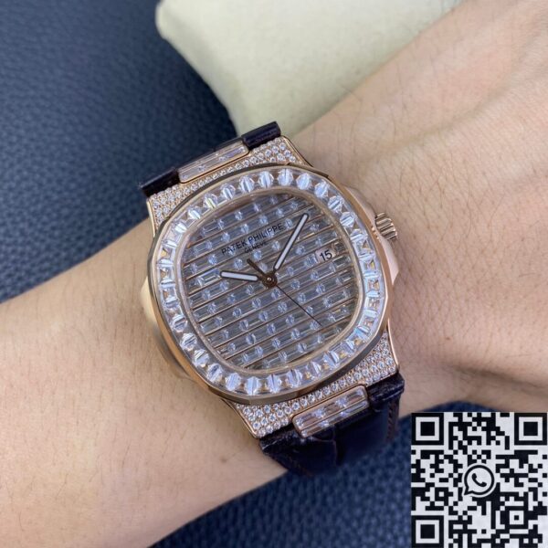 Patek.Philippe Nautilus​ 5711R Diamond Watch GS Factory