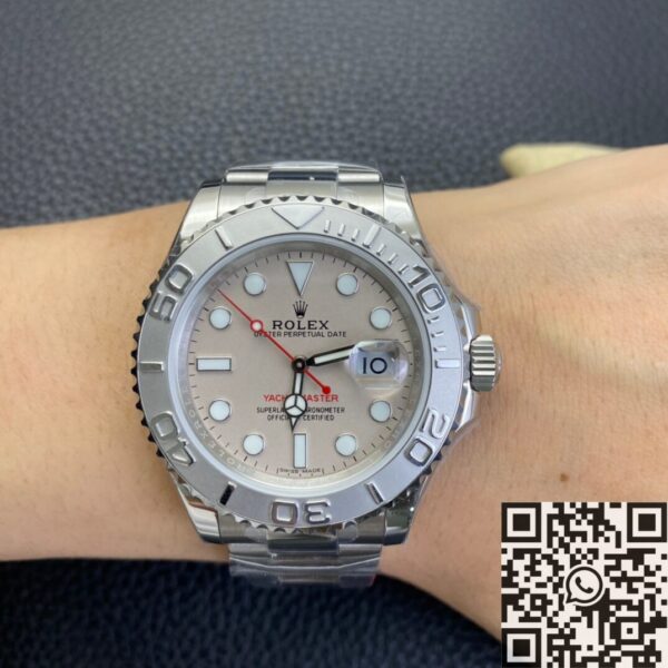 GS Factory Yacht Master Rolex 16622 Silver Gray Dial Size 40mm