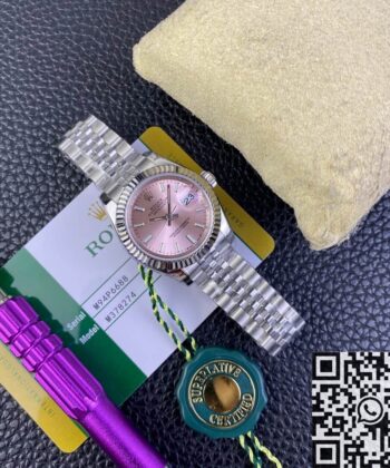 GS Factory Datejust Rolex M279174-0001 Pink Dial 28mm Watch