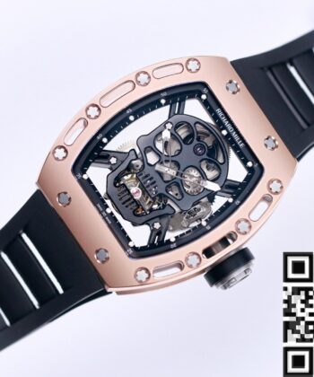 Richard Mille RM052 Watches Rose Gold Case JB Factory