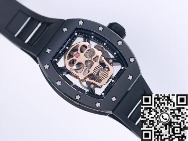JB Factory Richard Mille RM052 Rose Gold Skull Watch