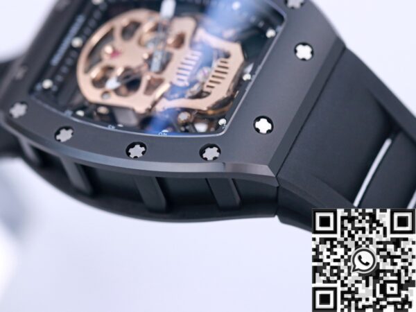 JB Factory Richard Mille RM052 Rose Gold Skull Watch