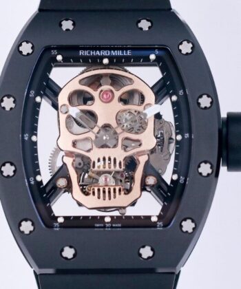 JB Factory Richard Mille RM052 Rose Gold Skull Watch